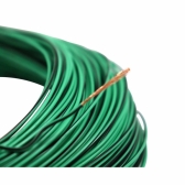 100m Cabo Flex. Automotivo 0.50mm Verde e Preto - Cód.6645