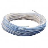 100m Cabo Flex. Automotivo 0.50mm Branco e Azul - Cód.8097