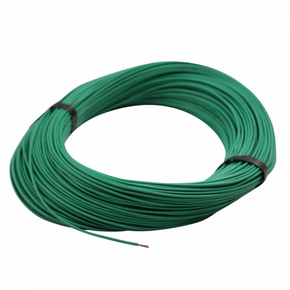 100m Cabo Flex. Automotivo 1.00mm Verde - Cód.9267
