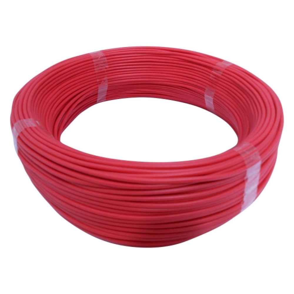 100m Cabo Flex. Automotivo 1.50mm Vermelho - Cód.6563