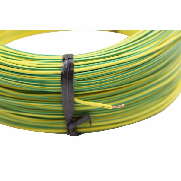 100m Cabo Flex. Automotivo 0.50mm Amarelo e Verde - Cód.9263