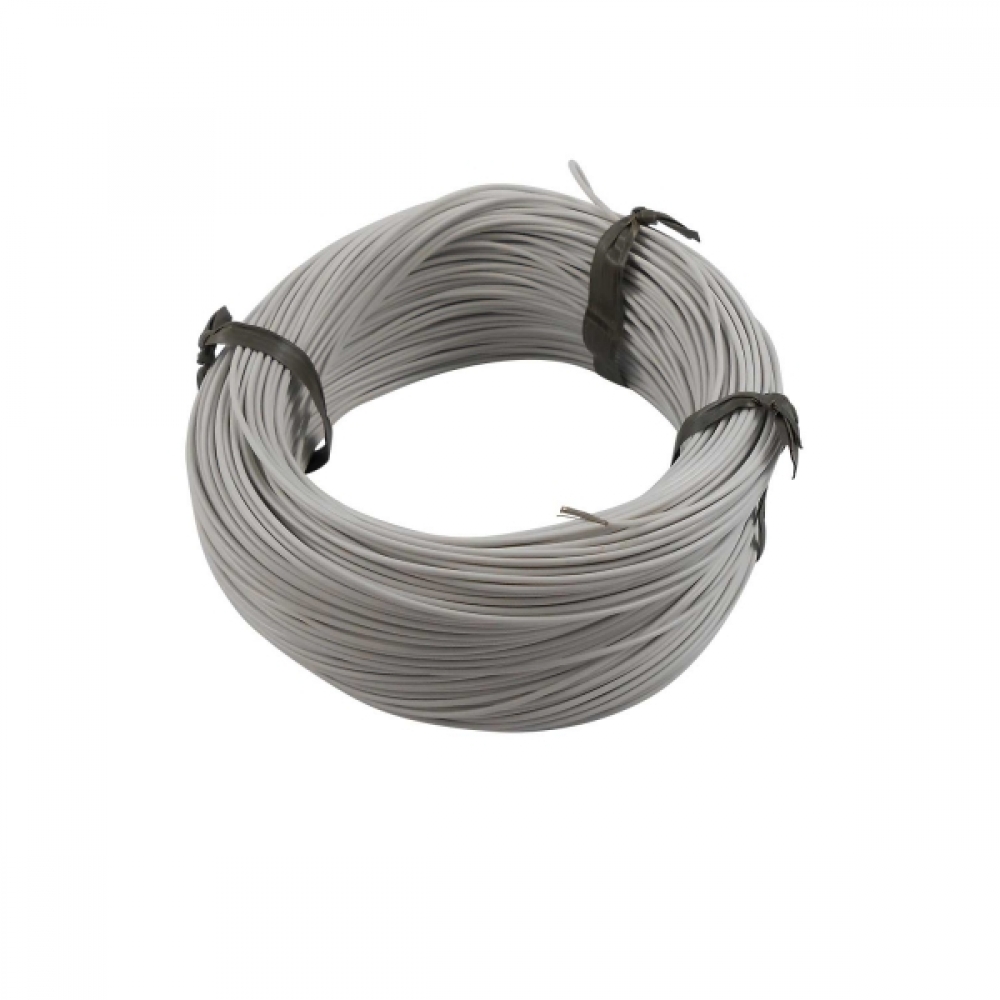 100m Cabo Flex. Auto Estanhado 0.50mm Branco - Cód.6756