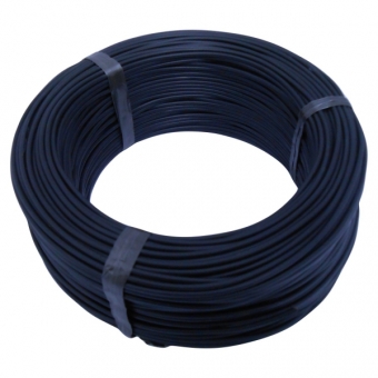 100m Cabo Flex. Automotivo 1.00mm Preto - Cód.6561