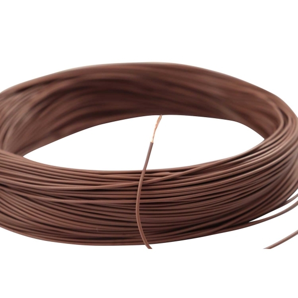 100m Cabo Flex. Automotivo 0.50mm Marrom - Cód.8092