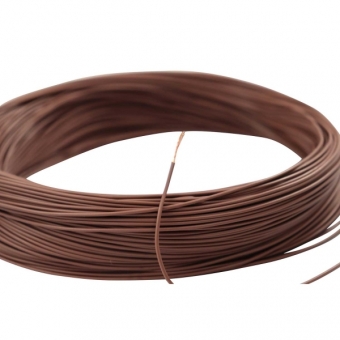 100m Cabo Flex. Automotivo 0.50mm Marrom - Cód.8092