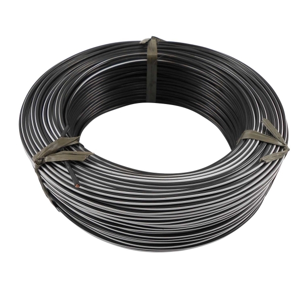 100m Cabo Flex. Automotivo 1.50mm  Preto e Branco - Cód.6644