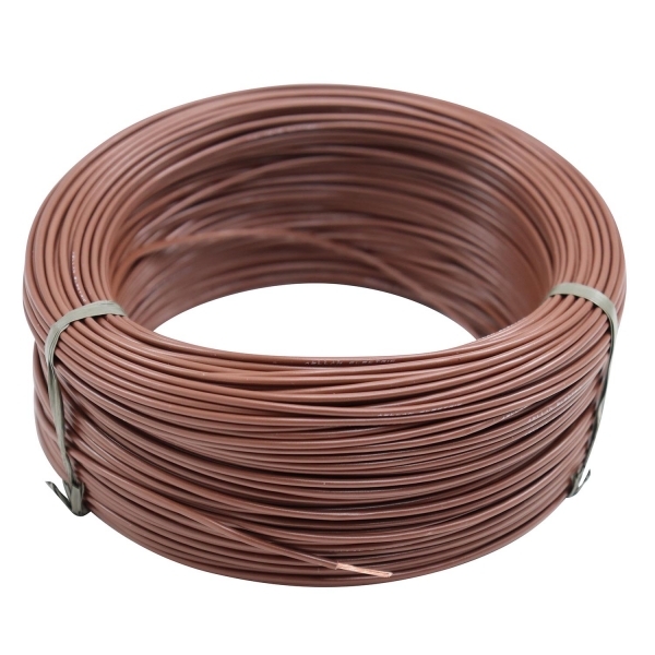 100m Cabo Flex. Automotivo 1.00mm Marrom - Cód.9590