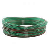 100m Cabo Flex Auto Estanhado 0.50mm Verde Vermelho-Cód.8828