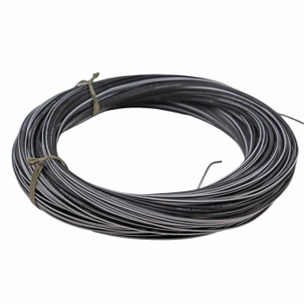 100m Cabo Flex. Automotivo 0.50mm Preto e Branco - Cód.12545