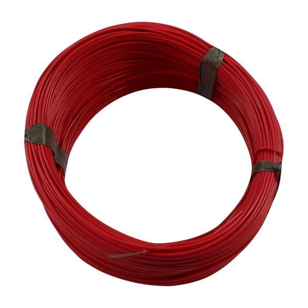 100m Cabo Flex. Auto Estanhado 0.50mm Vermelho - Cód.6755