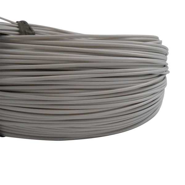 100m Cabo Flex. Auto Estanhado 0.50mm Branco - Cód.6756