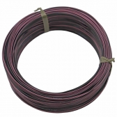 100m Cabo Flex. Automotivo 0.50mm Preto e Rosa - Cód.12544