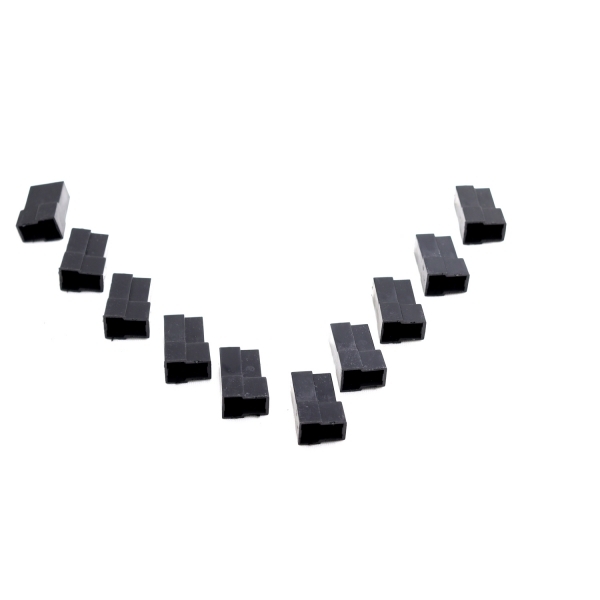 10 Conectores Universal Macho 2 vias ETE7522PR - Cód.10914