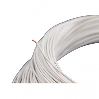 100m Cabo Flex. Automotivo 1.00mm Branco - Cód.8101