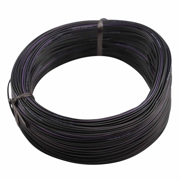 100m Cabo Flex. Automotivo 0.50mm Preto e Roxo - Cód.9260