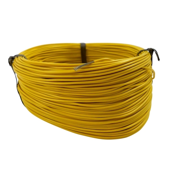 100m Cabo Flex. Auto Estanhado 0.50mm Amarelo - Cód.6757