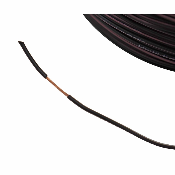 100m Cabo Flex. Automotivo 0.50mm Preto e Rosa - Cód.12544