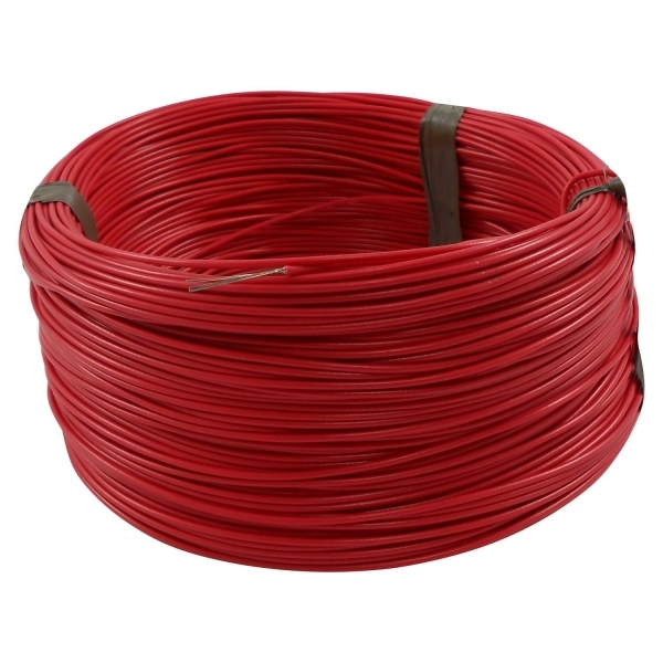 100m Cabo Flex. Auto Estanhado 0.50mm Vermelho - Cód.6755