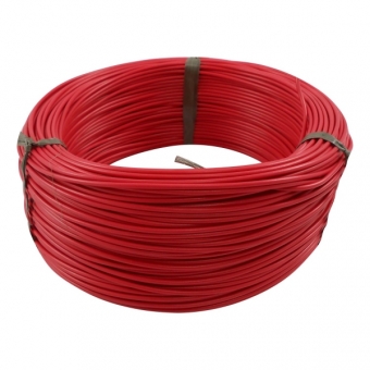 100m Cabo Flex. Auto Estanhado 1.00mm Vermelho - Cód.6761