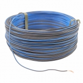 100m Cabo Flex. Automotivo 0.50mm Preto e Azul - Cód.12543