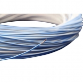 100m Cabo Flex. Automotivo 0.50mm Branco e Azul - Cód.8097