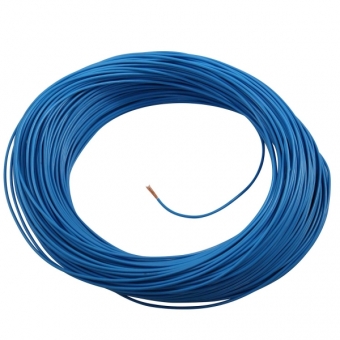 100m Cabo Flex. Automotivo 1.00mm Azul - Cód.8100