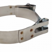 Abraçadeira Tucho 100% Inox T-Clamp Mangotes 2 3/4 - Cód.723