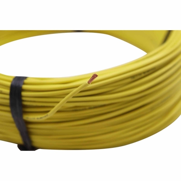 100m Cabo Flex. Automotivo 1.50mm Amarelo - Cód.9264