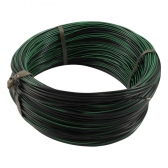 100m Cabo Flex. Auto Estanhado 0.50mm Preto e Verde-Cód.6759