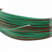 100m Cabo Flex Auto Estanhado 0.50mm Verde Vermelho-Cód.8828