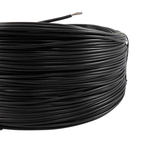 100m Cabo Flex. Auto Estanhado 0.50mm Preto - Cód.6754