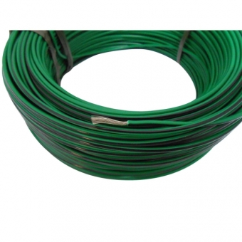 100m Cabo Flex. Auto Estanhado 1.50mm Preto e Verde-Cód.6763