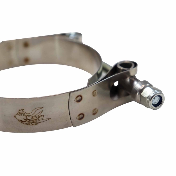 Abraçadeira Tucho 100% Inox T-Clamp Mangotes 2 1/2 - Cód.724