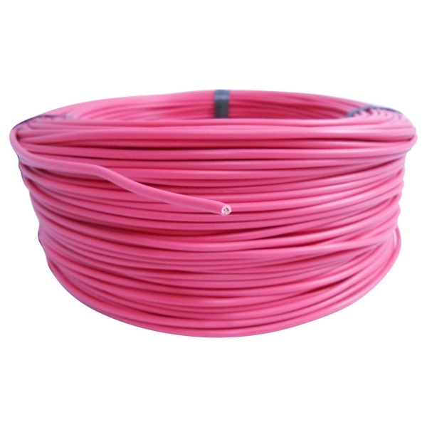 100m Cabo Flex. Automotivo 1.00mm  Vermelho - Cód.6562