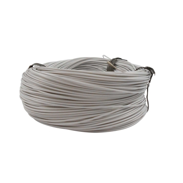 100m Cabo Flex. Auto Estanhado 0.50mm Branco - Cód.6756