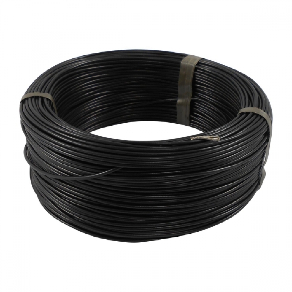 100m Cabo Flex. Auto Estanhado 1.00mm Preto - Cód.6760