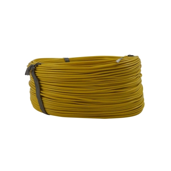 100m Cabo Flex. Auto Estanhado 0.50mm Amarelo - Cód.6757