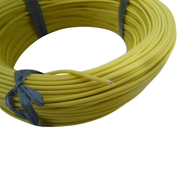 100m Cabo Flex. Automotivo 0.50mm Amarelo - Cód.6560