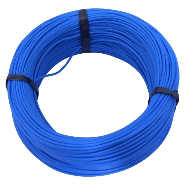 100m Cabo Flex. Automotivo 0.50mm Azul - Cód.6559