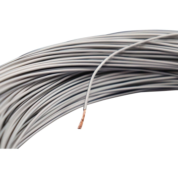 100m Cabo Flex. Automotivo 0.50mm Branco e Preto - Cód.8099