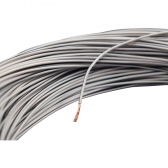 100m Cabo Flex. Automotivo 0.50mm Branco e Preto - Cód.8099