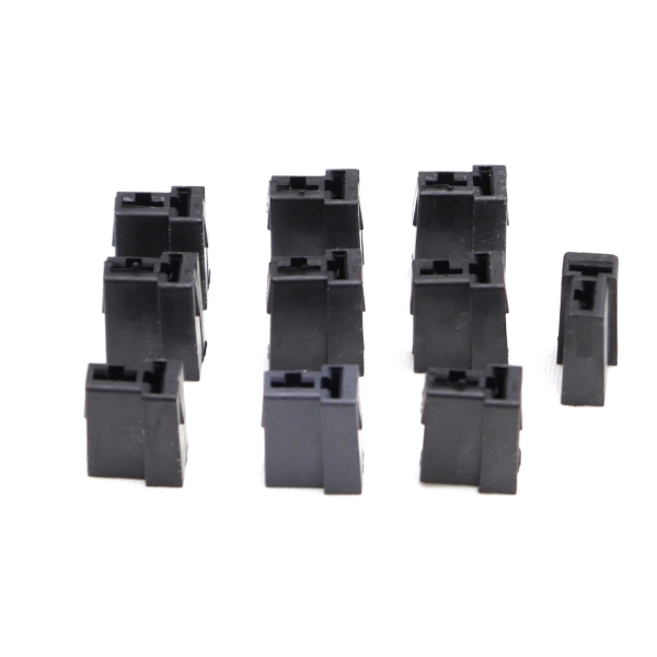 10 Conectores Universal Fêmea 2 vias ETE7532PR - Cód.10913