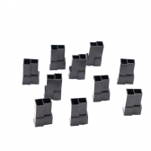 10 Conectores Universal Macho 2 vias ETE7522PR - Cód.10914