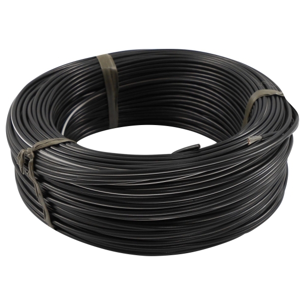 100m Cabo Flex. Auto Estanhado 1.50mm Preto Branco -Cód.6762