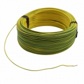 100m Cabo Flex. Automotivo 0.50mm Amarelo e Verde - Cód.9263